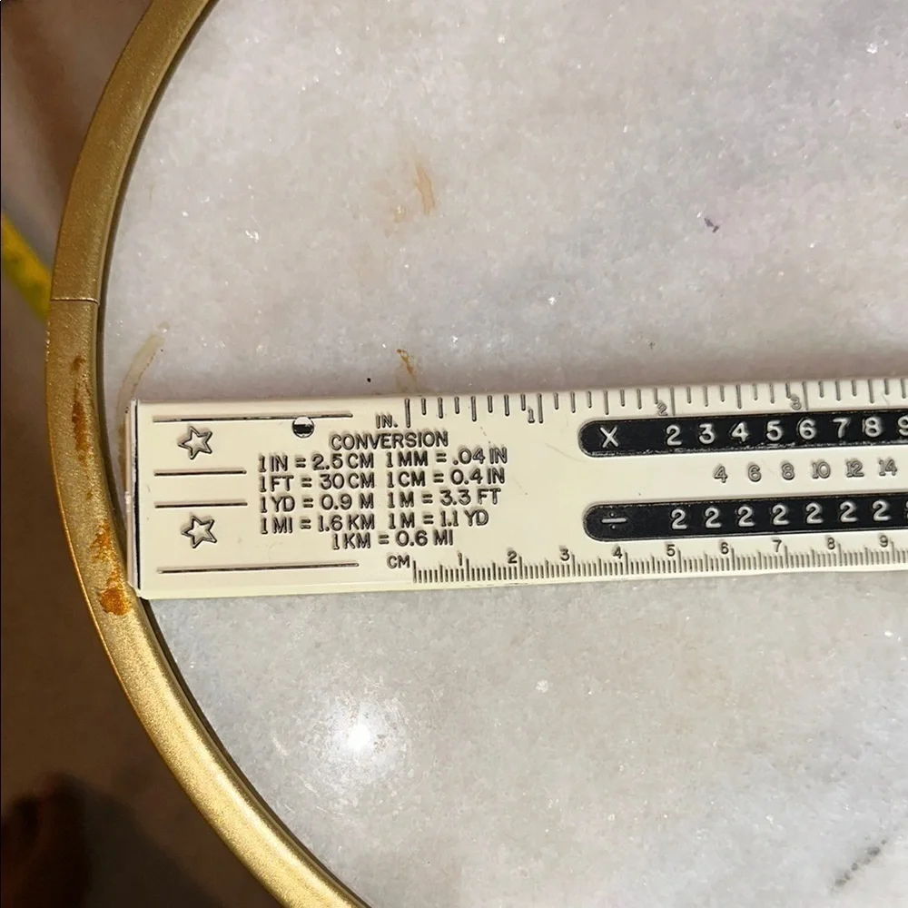 Disney Mickey Mouse Ruler and Math Conversion Slide Measurements